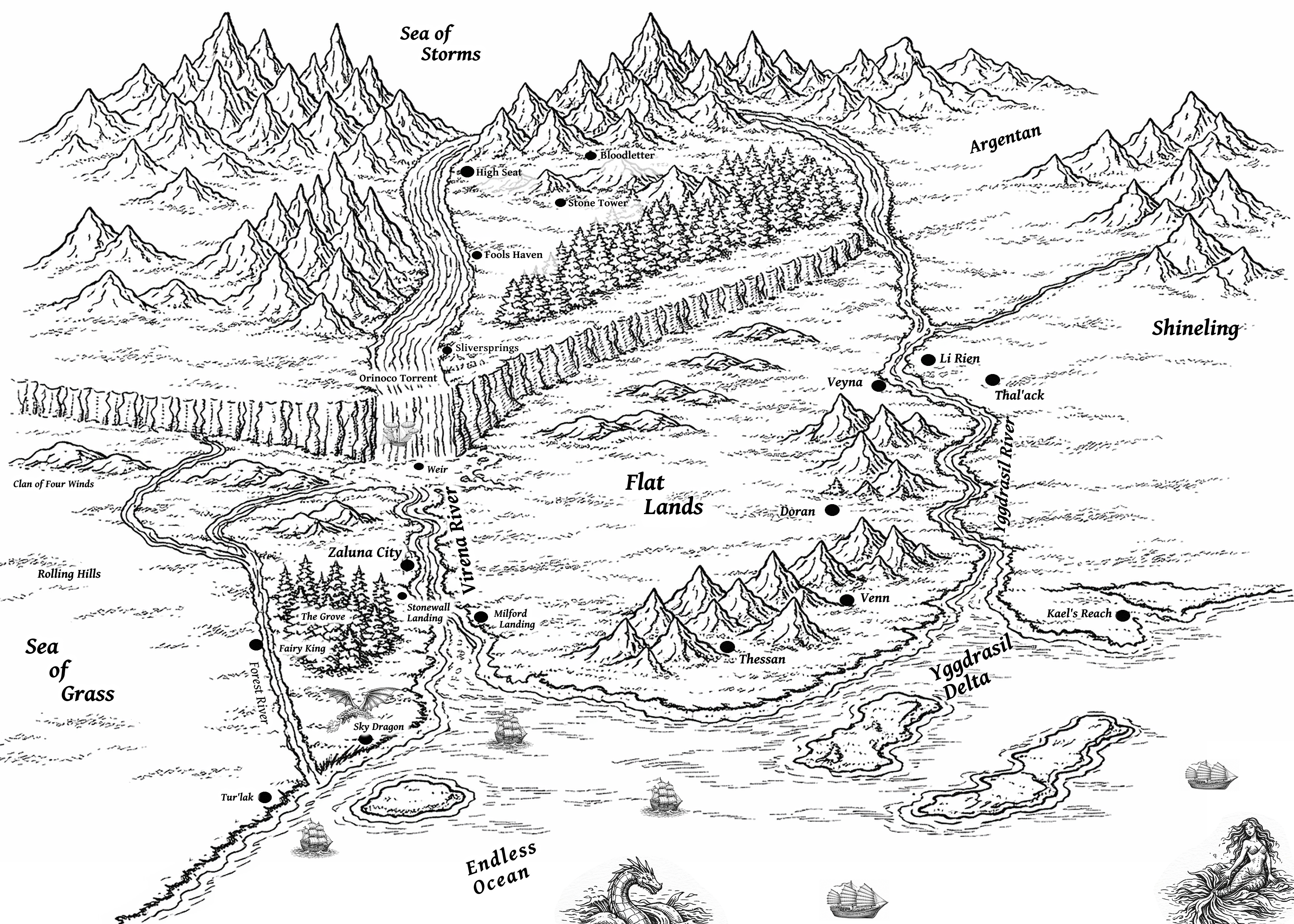 Map of the Lands and Kingdoms